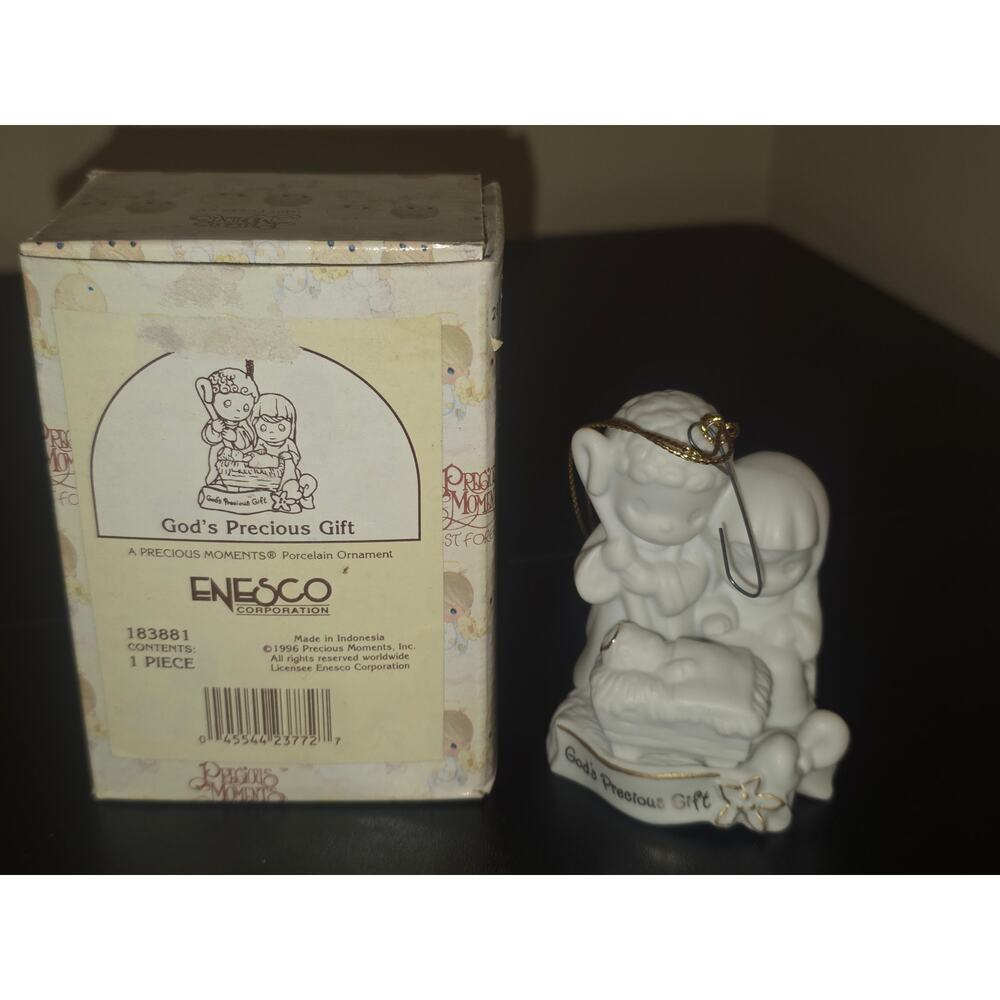 Precious Moments Gods Precious Gift‎ Nativity Ornament Enesco 183881